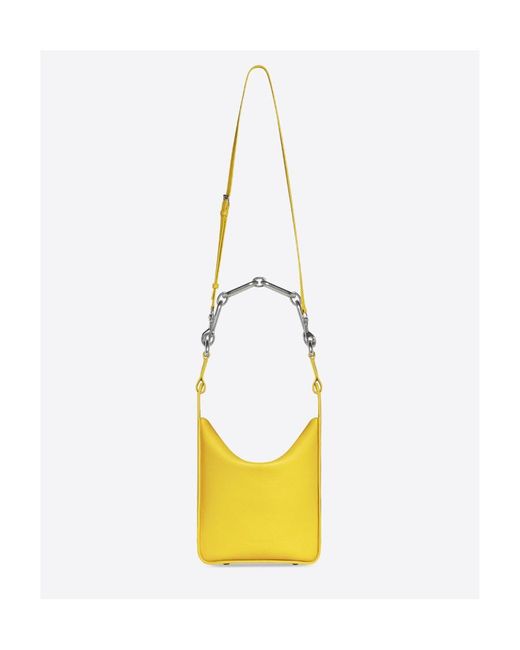 Balenciaga Yellow Tool 2.0 Small North-South Chain Tote Bag