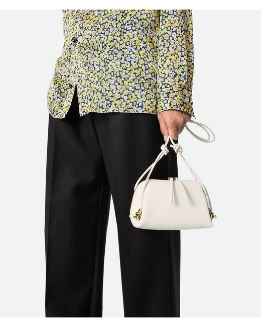 Bottega Veneta White Concert Pouch