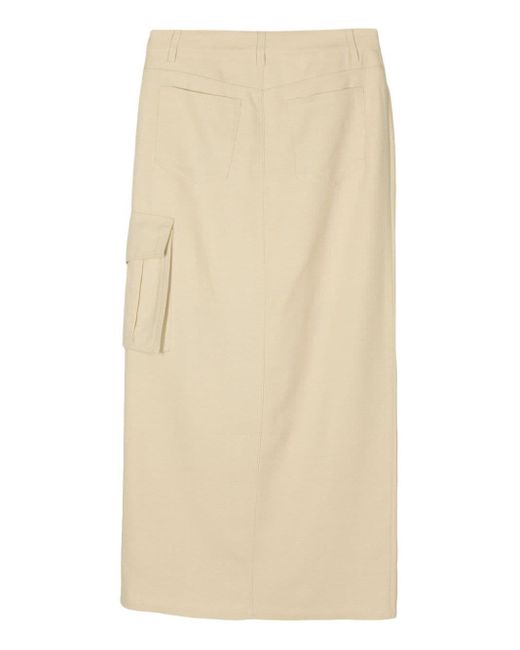 Filippa K Natural Slitted Maxi Skirt