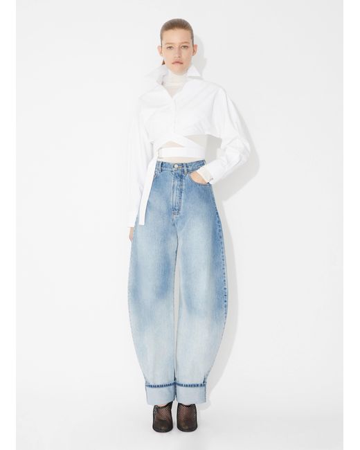 Alaïa White Long-Sleeved Jumpsuit