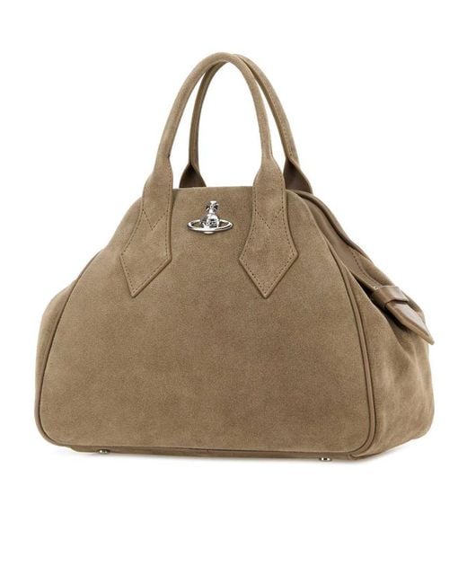 Vivienne Westwood Natural Yasmine Medium Tote Bag