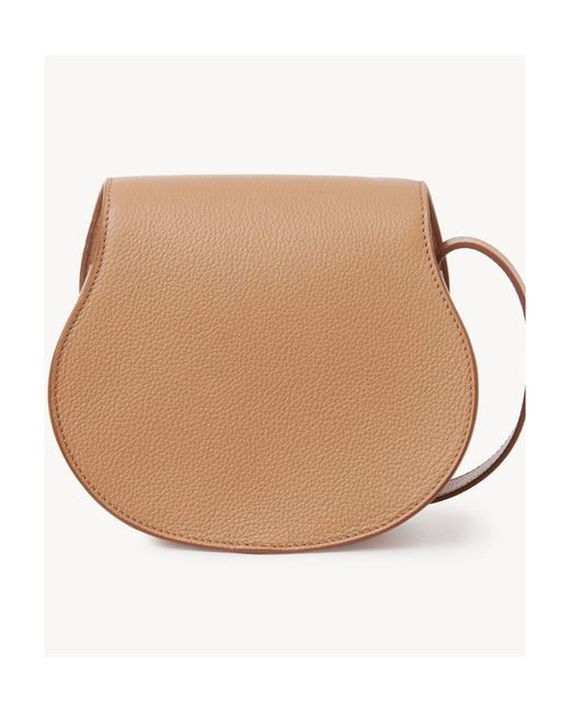 Chloé Natural Chloé Marcie Small Saddle Bag