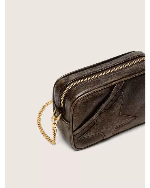 Golden Goose Deluxe Brand Black Mini Star Bag Camera Bag