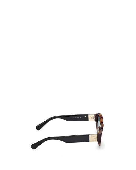 MAX&Co. White Oval Frame Sunglasses