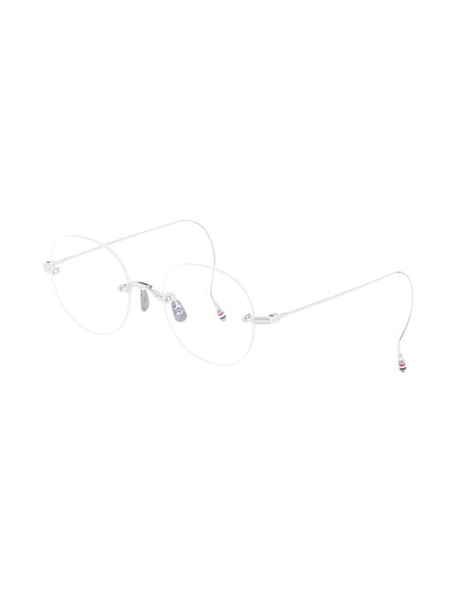 Thom Browne Multicolor Eyewear Oval-Frame Glasses