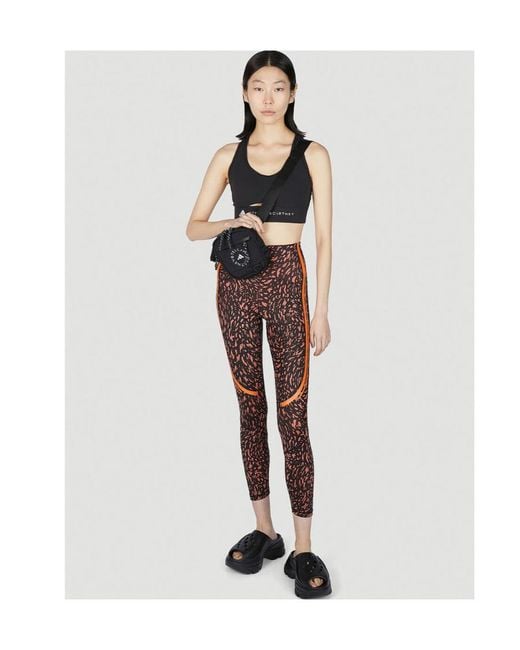 Adidas By Stella McCartney Black Truestrength Medium-Support Bra