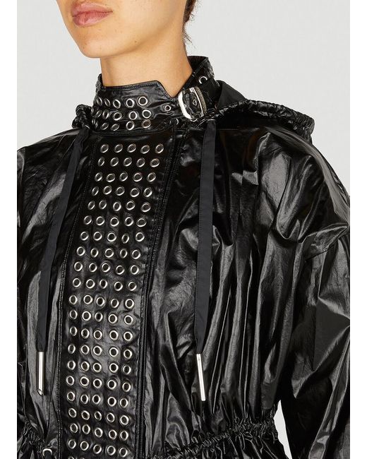 Rabanne Black Logo Casual Jacket