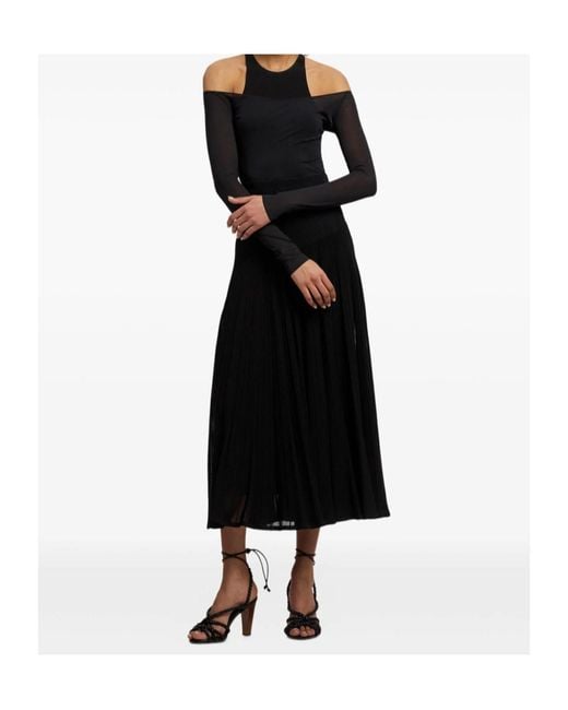 Ralph Lauren Black Maxine Layered Racerback Top