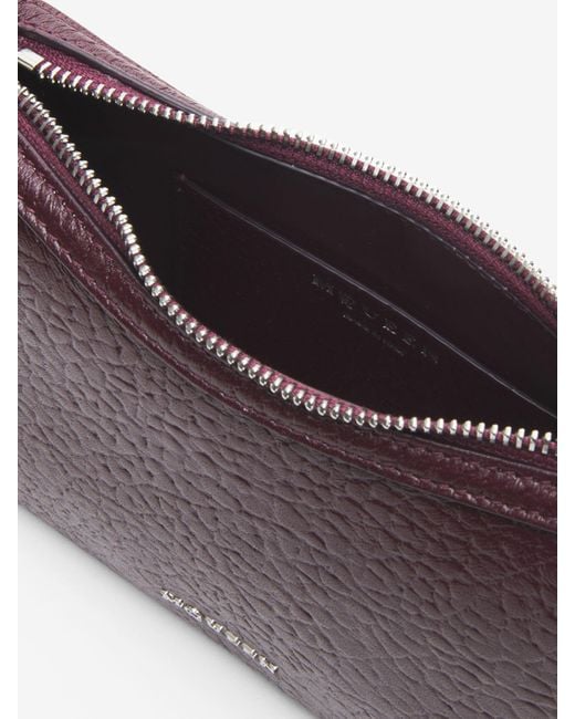 McQueen Purple T-Bar Mini Handbag