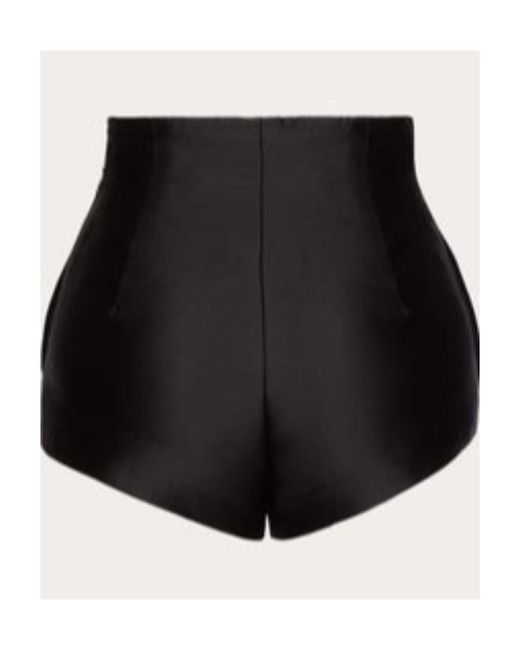 Valentino Black Logo Shorts