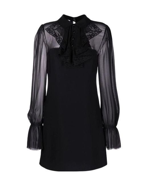 Miu Miu Black Cady Minidress