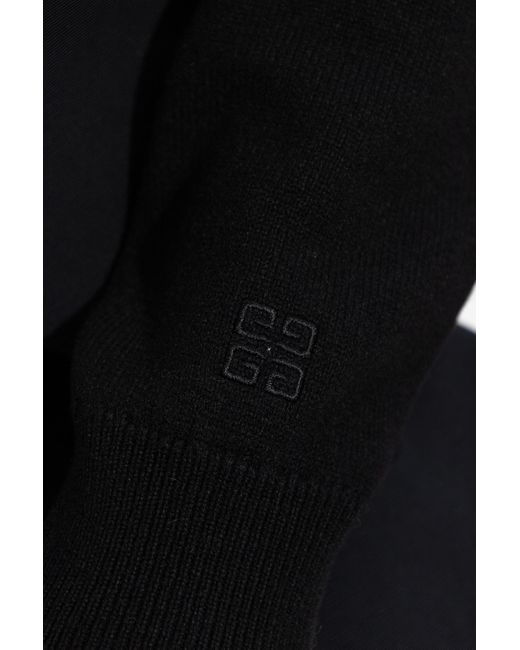 Givenchy Black Turtleneck Long-Sleeve Sweater