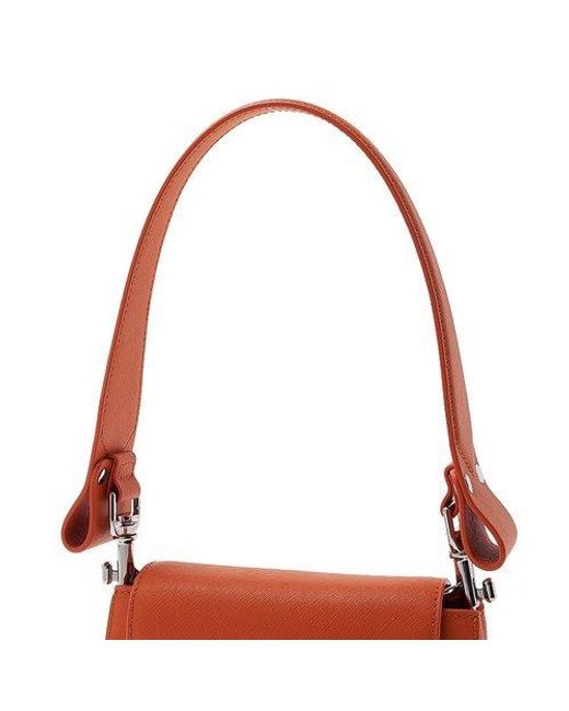 Vivienne Westwood Metallic Logo Shoulder Bag