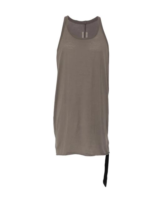 Rick Owens Brown Racerback Tank Top for men