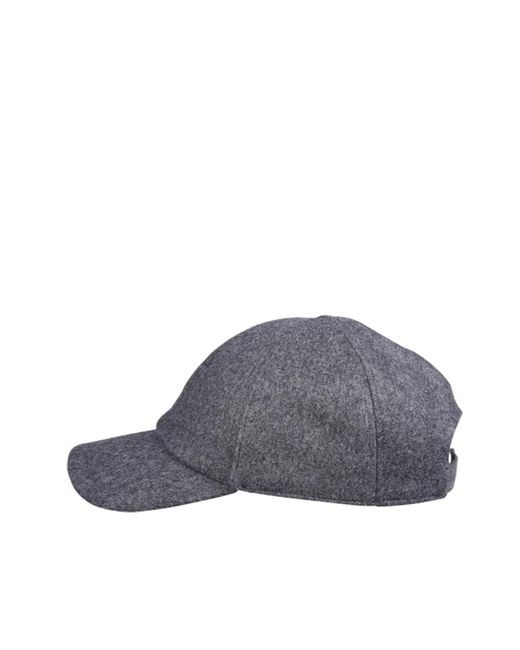 Roger Vivier Gray Floral Embellished Baseball Cap