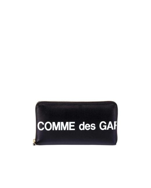 Comme des Garçons Black Comme Des Garçons Wallet Zip Around Logo Wallet for men