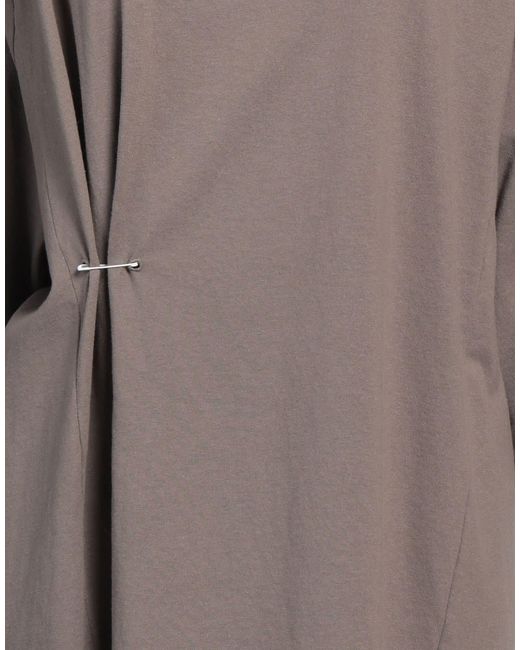 MM6 by Maison Margiela Brown Loose Short-Sleeve T-Shirt