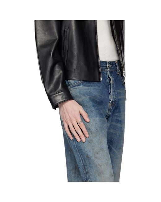 Emanuele Bicocchi White Chain Ring for men