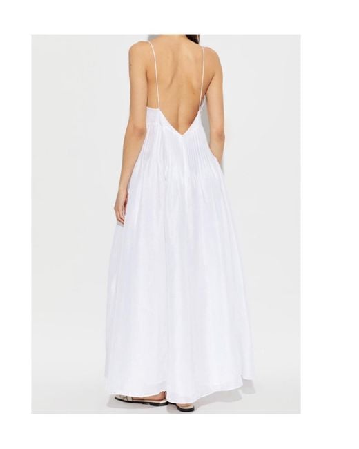 Tory Burch White Off Shoulder Dress
