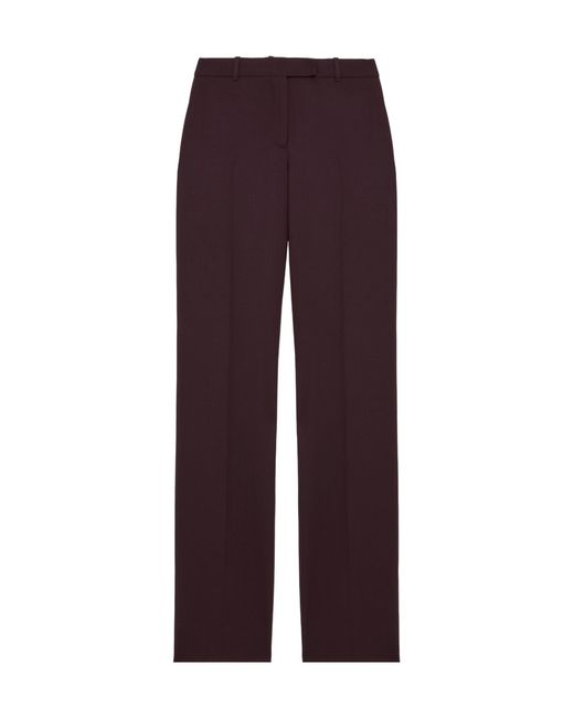 McQueen Purple Concealed-Fastening Tailored Trousers