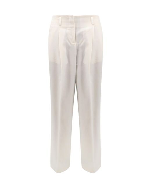 Golden Goose Deluxe Brand Gray Straight-Leg Trousers