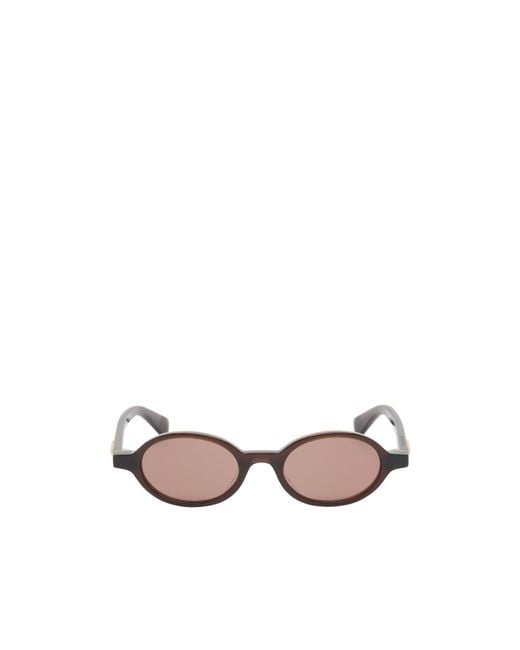 Bottega Veneta Multicolor Eyewear Oval Frame Sunglasses for men