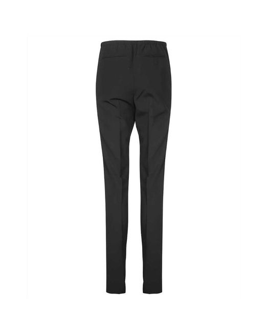 Givenchy Black Elasticated-Waist Tailored Trousers for men