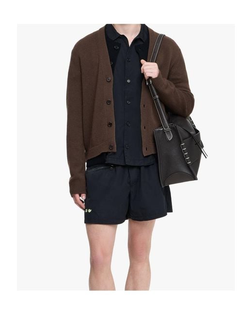 J.W. Anderson Brown Jw Anderson V-Neck Layered Cardigan for men