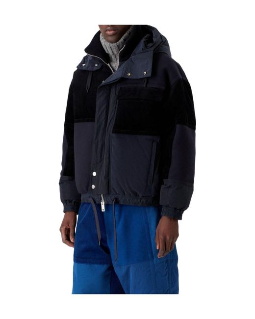 Emporio Armani Blue Down Jacket for men