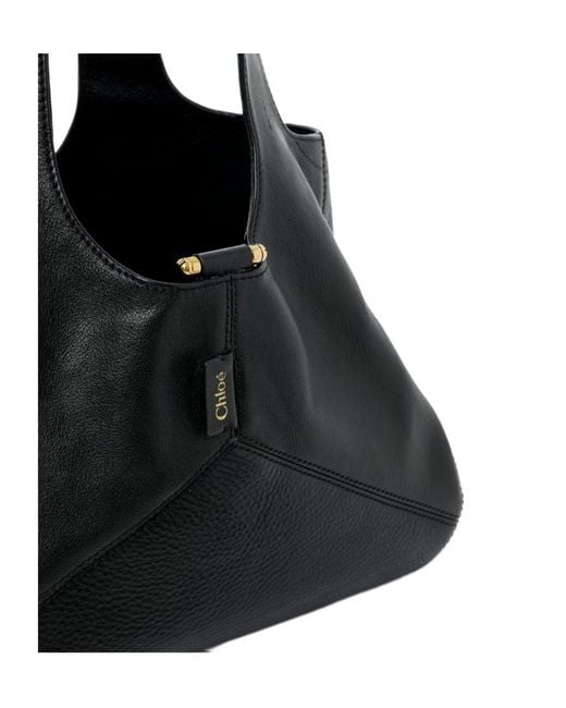Chloé Black Chloé Balloon East-West Tote Bag
