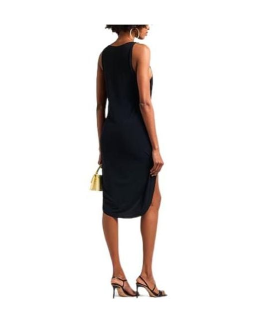 Jacquemus Black Solid Sleeveless Dress
