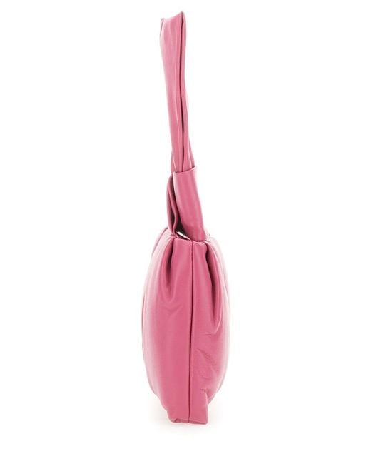 Ambush Pink Logo Lettering Wrist Clutch Bag