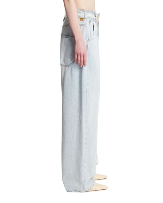 DARKPARK Blue Dalila Belted Relaxed Jeans