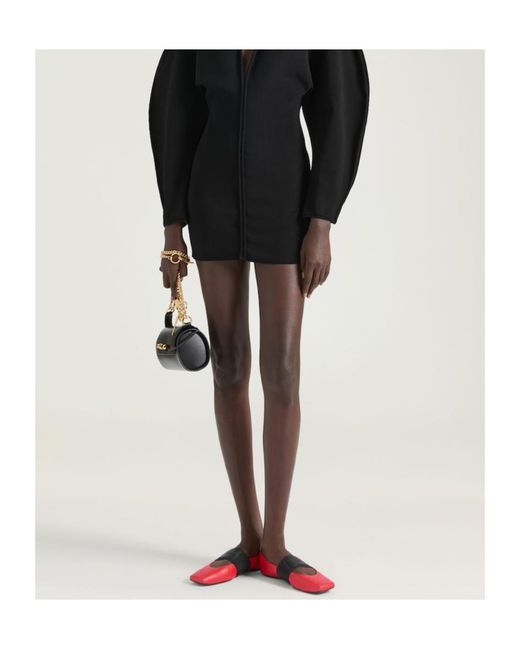Givenchy Red Sliced Square Ballerinas