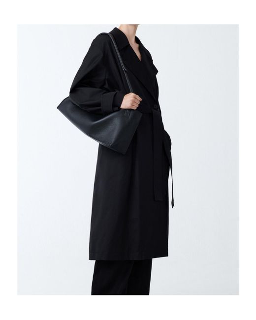 Studio Nicholson Black The Folded Shoulder Bag
