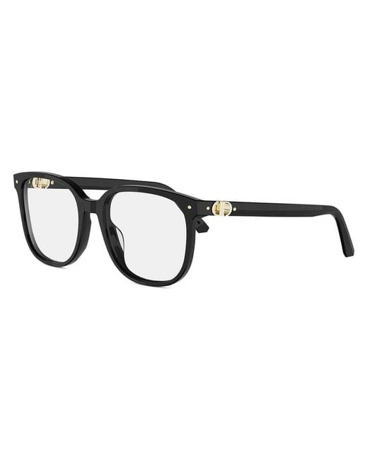 Dior White Full-Rim Glasses