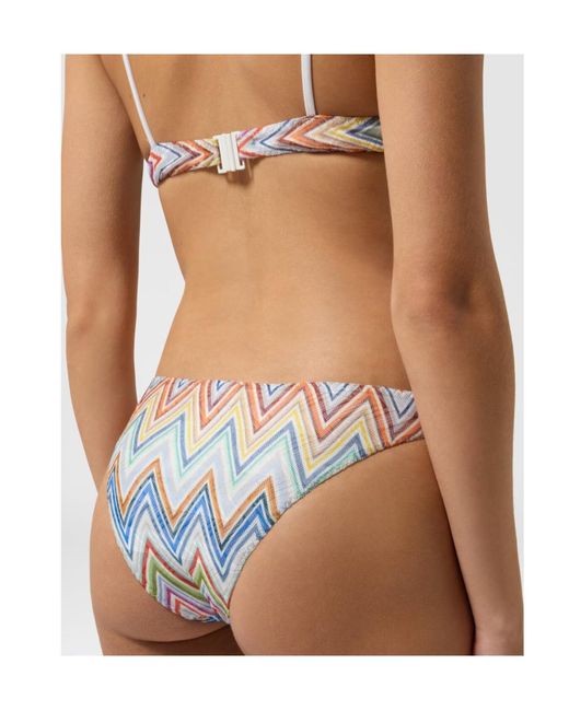 Missoni White Zigzag-Print Bikini