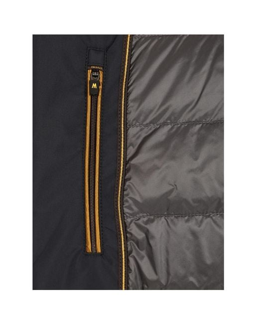 Moorer Black Evan H Stp Zip-Up High Neck Jacket for men