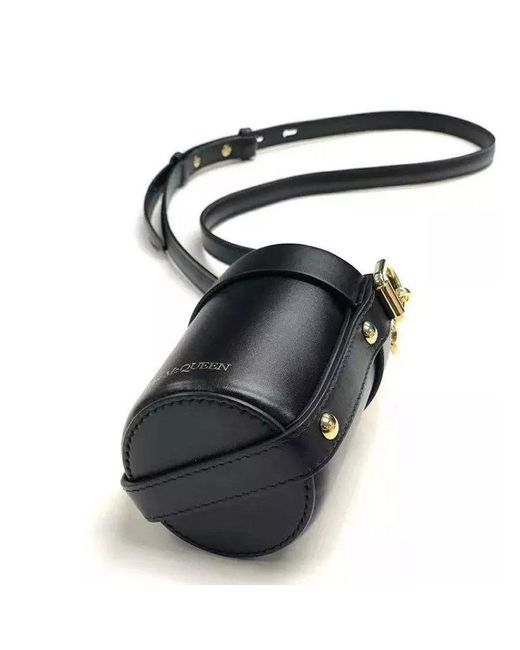 McQueen Multicolor Logo Mini Lipstick Bag
