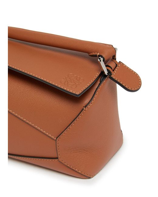 Loewe Brown Puzzle Mini Shoulder Bag