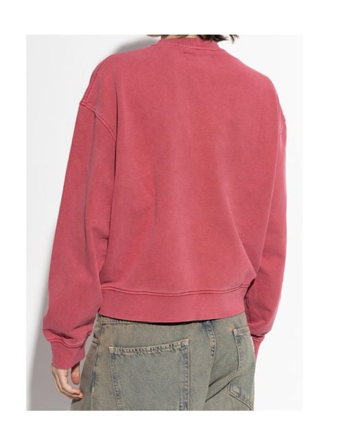 Samsøe & Samsøe Red Savan Crew-Neck Sweater