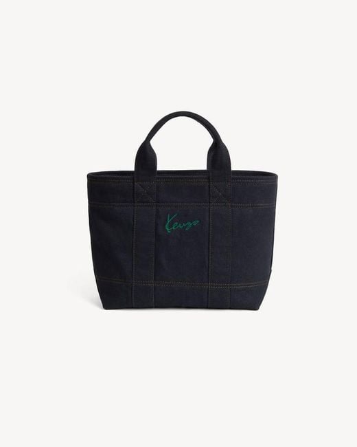 KENZO Blue Tulip' Small Tote Bag for men