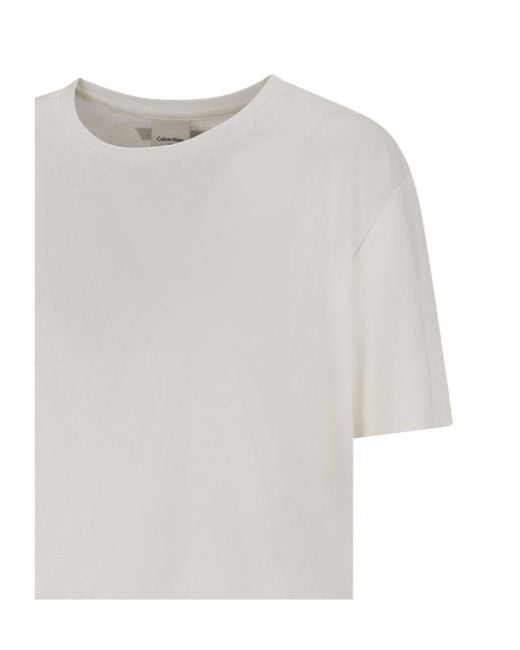 Calvin Klein White Crew Tee