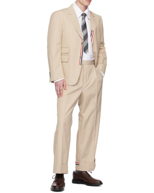 Thom Browne Brown Single-Breasted Tailored Blazer for men