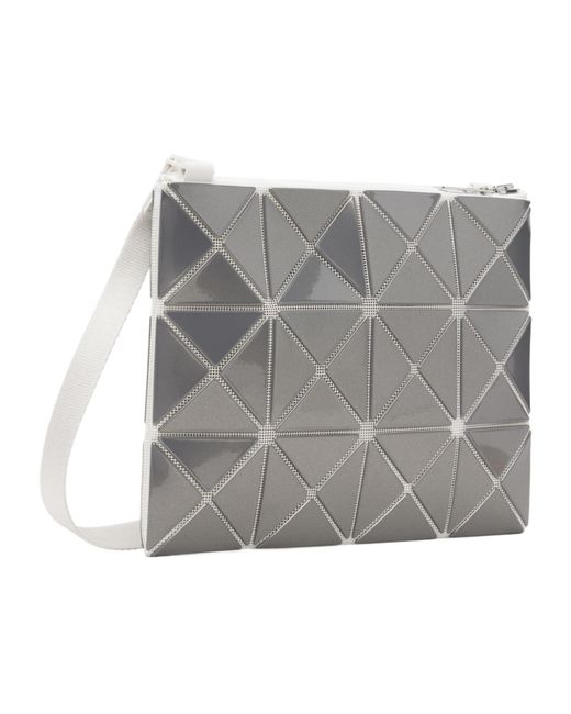 Issey Miyake Gray Single-Shoulder Bag With Adjustable Strap