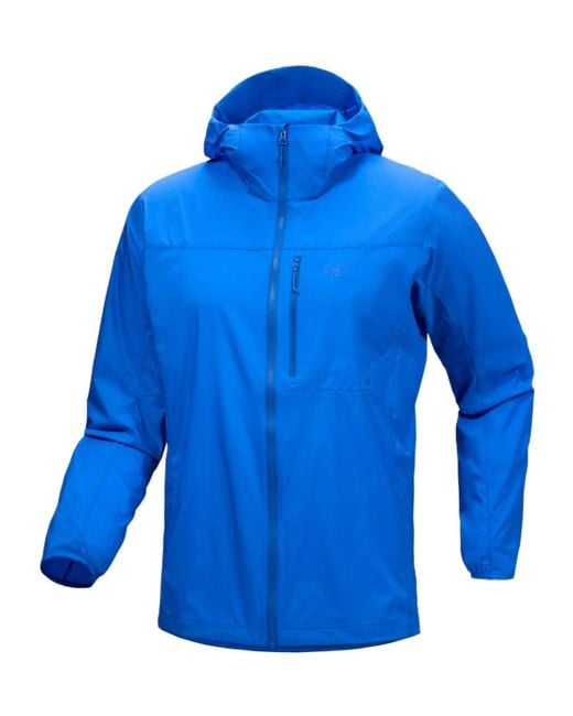 Arc'teryx Blue Squamish Hooded Jacket for men