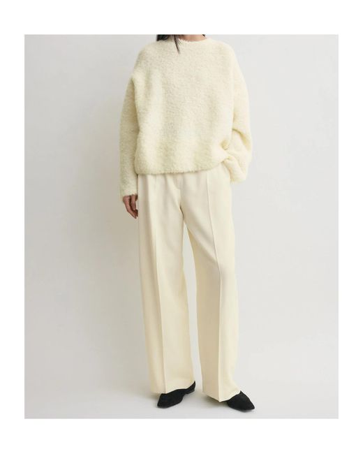 Totême Natural Totême Bouclé Crewneck Jumper