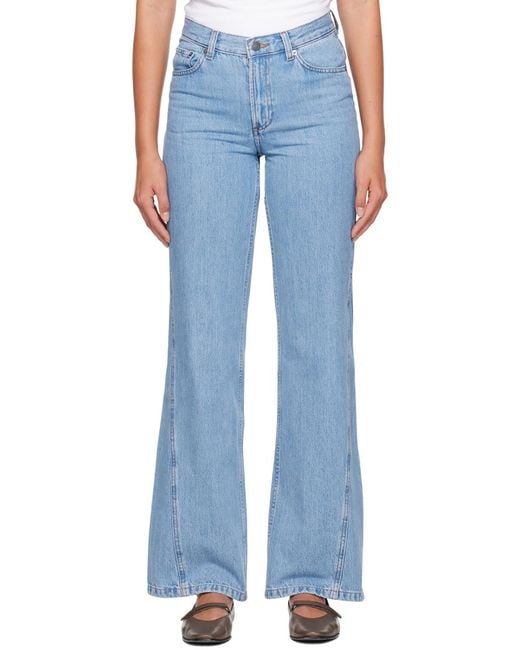 A.P.C. Blue Elle Flared-Leg Jeans