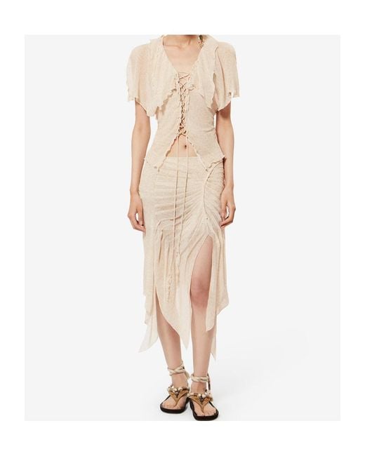 Isabel Marant White Thanais Blouse