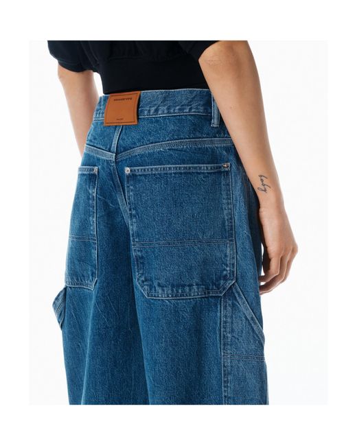 Alexander Wang Blue Boxer Insert Jeans